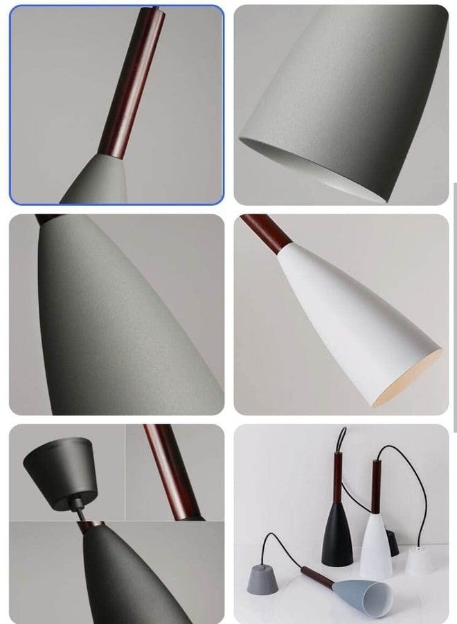 Lyse Decor مجموعة مصابيح معلقة من Lyse Decor لغرفة المعيشة/طاولة الإفطار، ومصابيح معلقة لجزيرة المطبخ/المكتب، ومصابيح معلقة لتزيين المنزل (عبوة من 3 قطع) - ارتفاع قابل للتعديل - Image 3